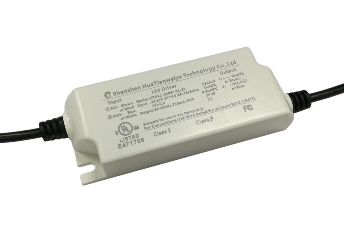 30W indoor led constant current driver UL cUL 