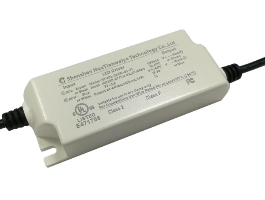 50W Indoor led constant current driver with UL cUL fcc