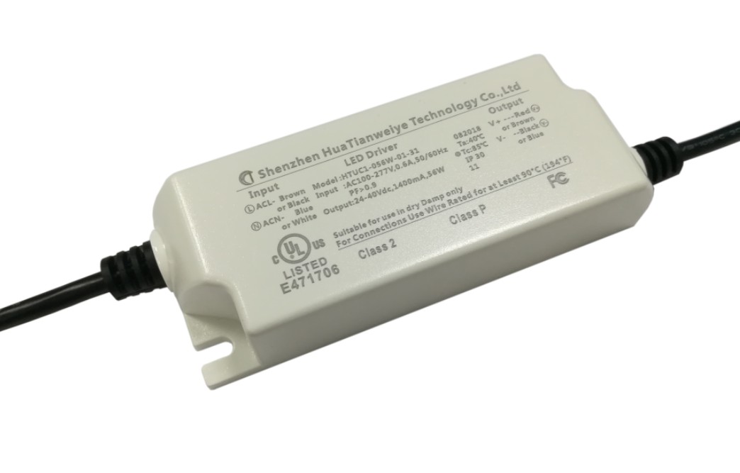 60W Indoor led constant current driver with UL cUL fcc
