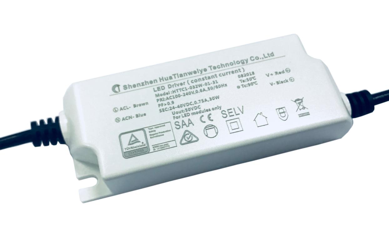 30W Indoor led constant current driver with TUV SAA CE
