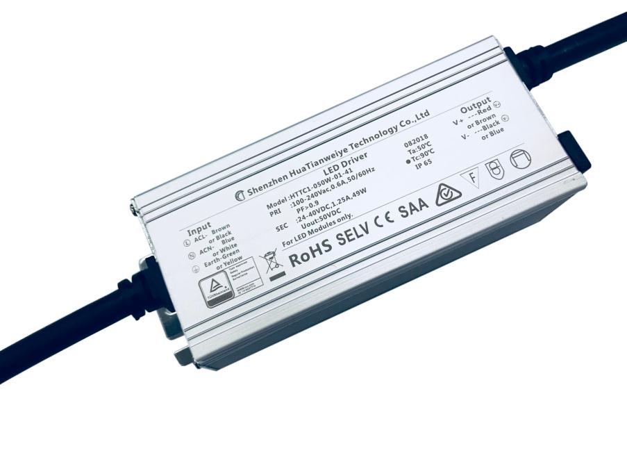 50W IP65 Constant Current driver TUV SA