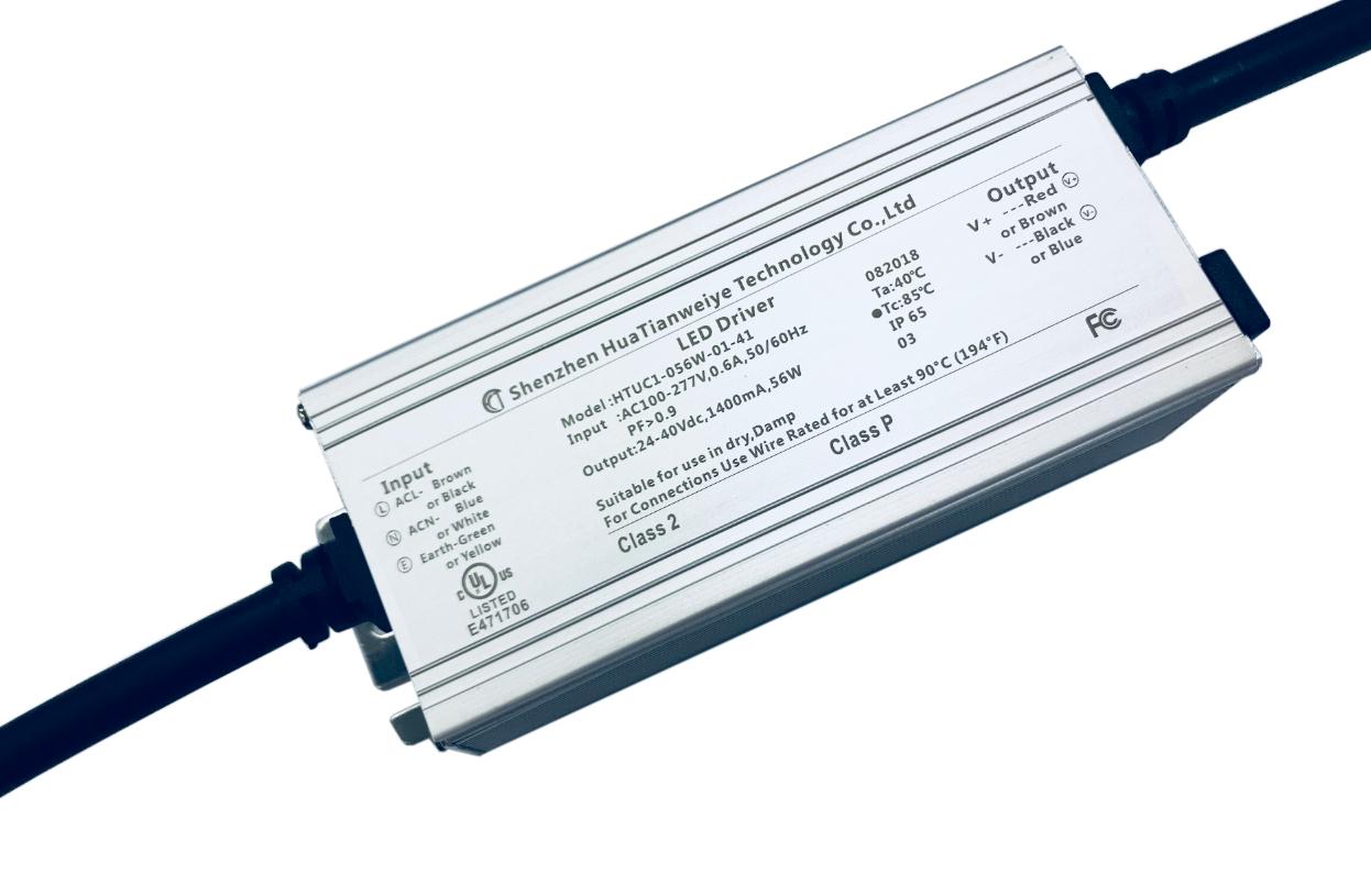 60W IP65 Constant Current Driver UL cUL