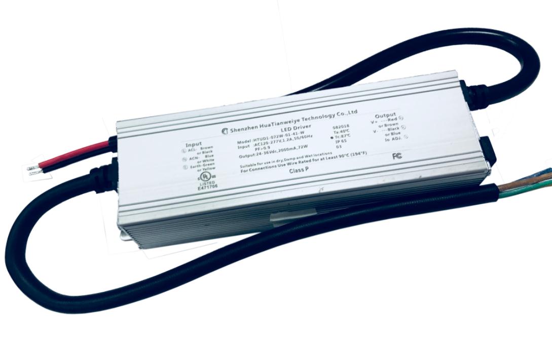 80W IP65 Constant Current driver UL cUL